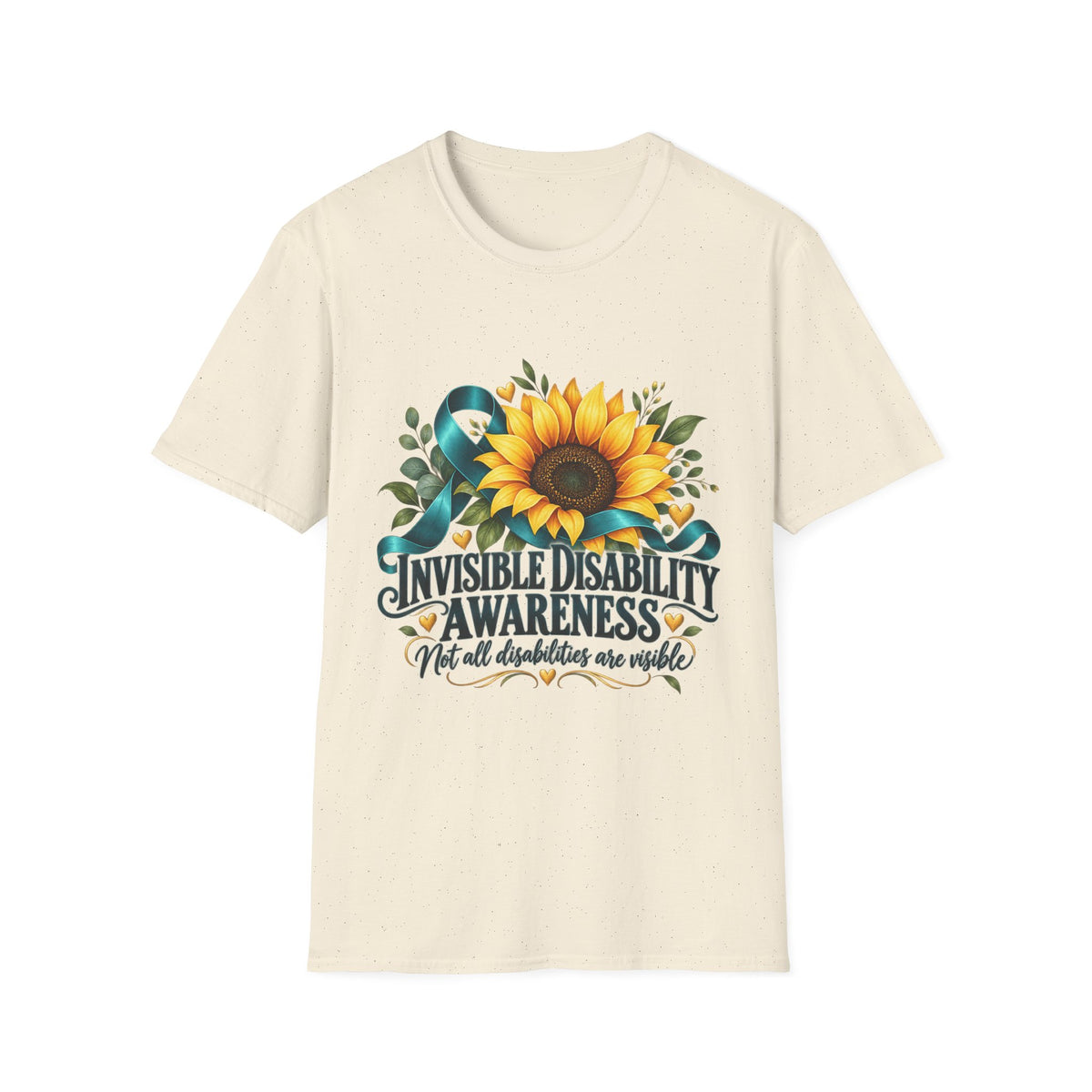 Invisible Disability Awareness Sunflower T-Shirt