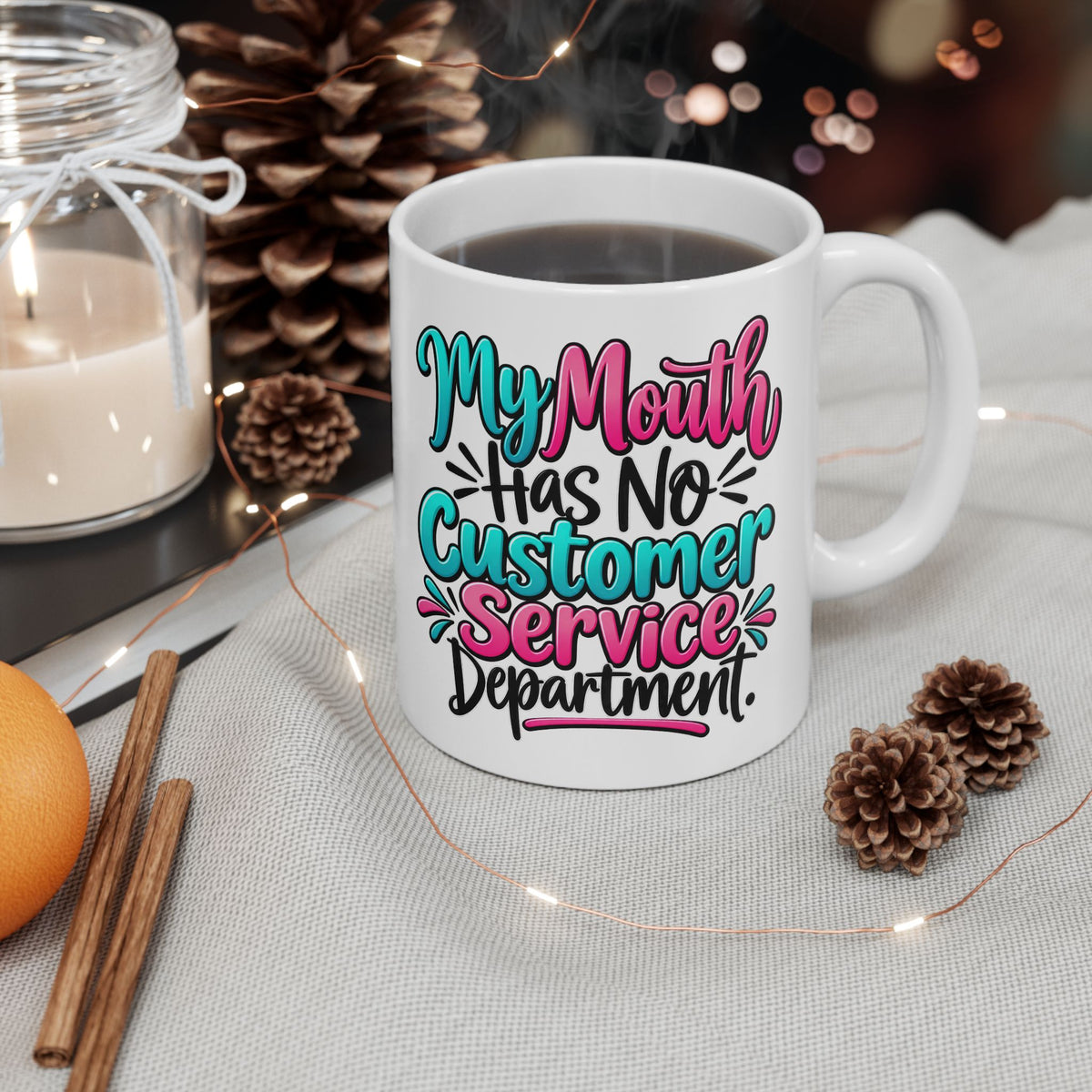 Make Today Happen Colorful Motivational Mug