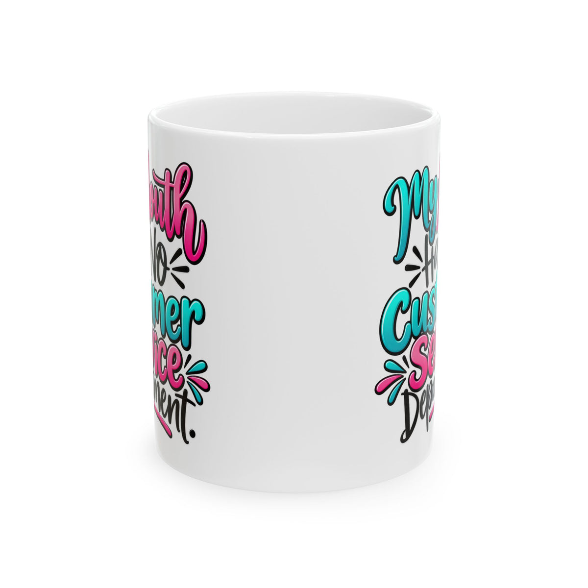 Make Today Happen Colorful Motivational Mug