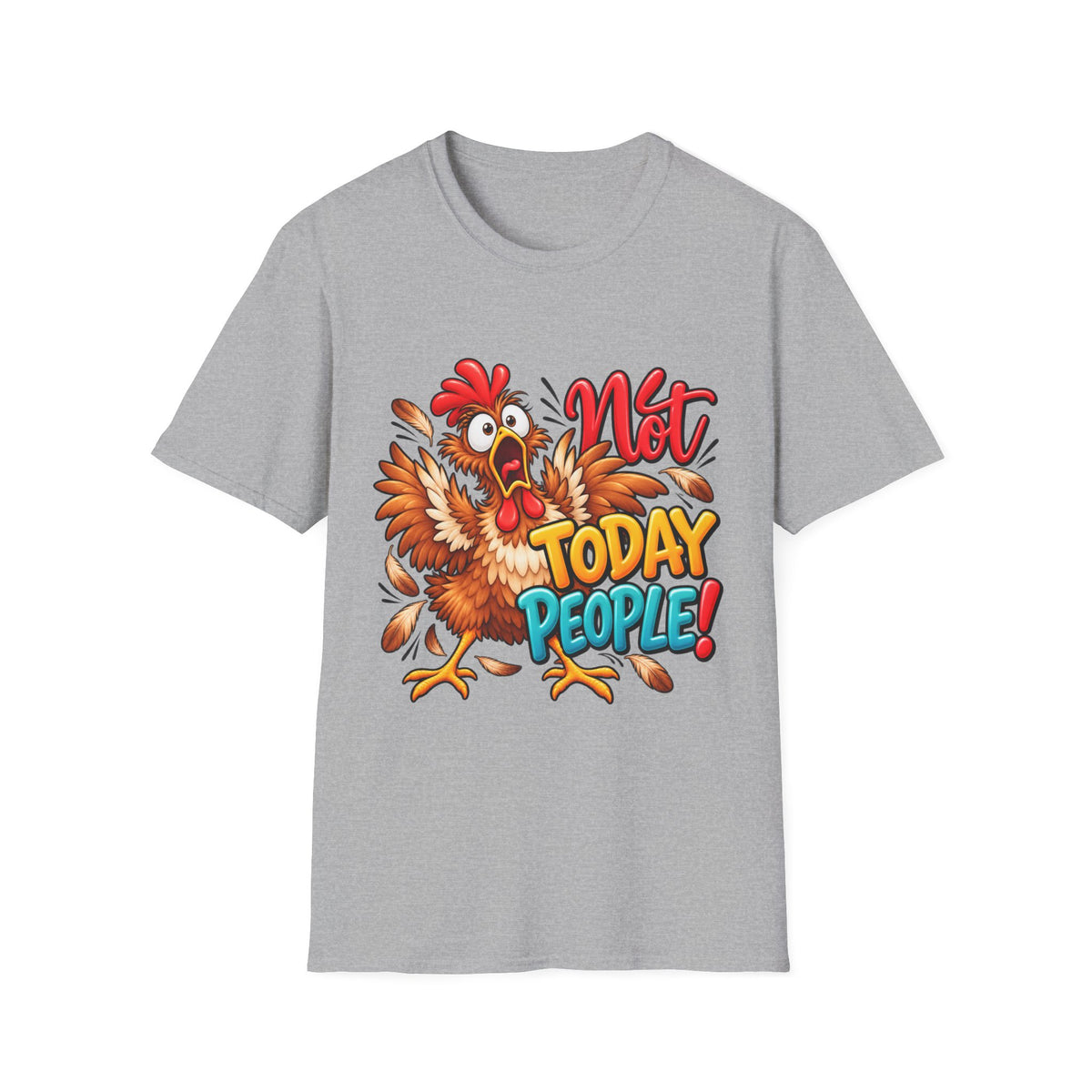 Not Today People Funny Turkey T-Shirt