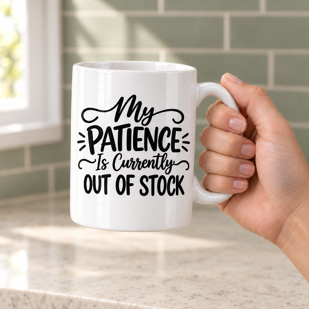 My Patience Is Currently Out of Stock Mug