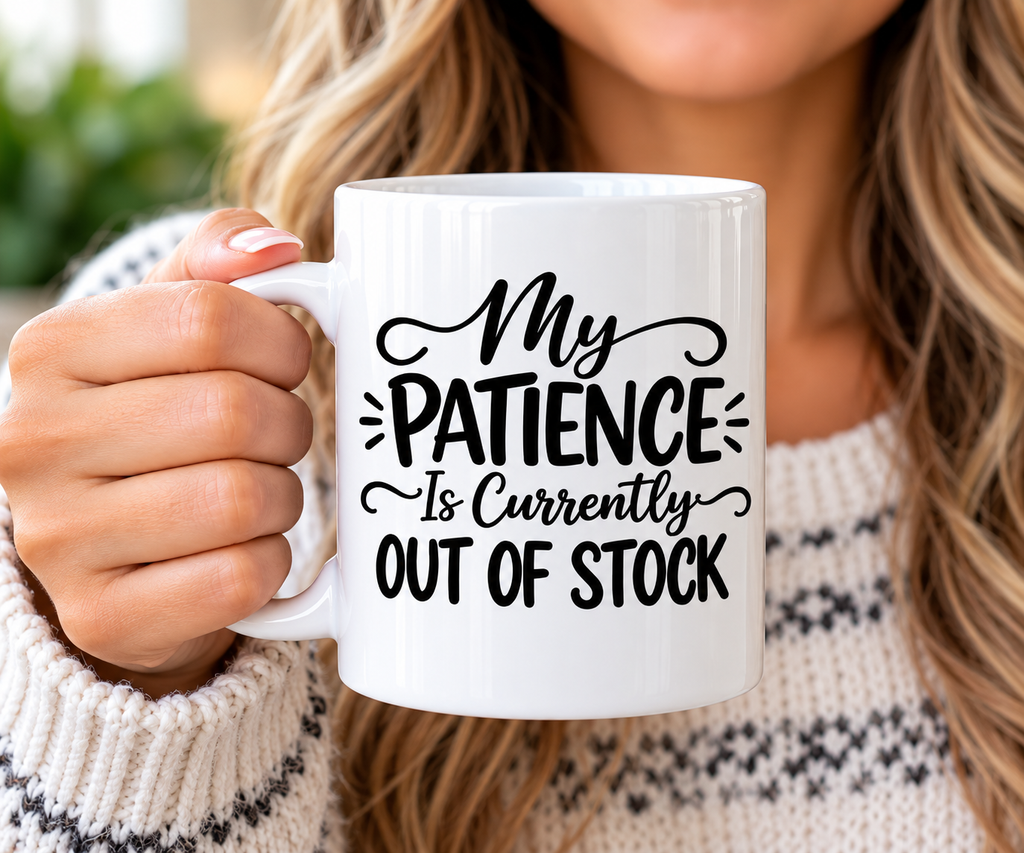 My Patience Is Currently Out of Stock Mug