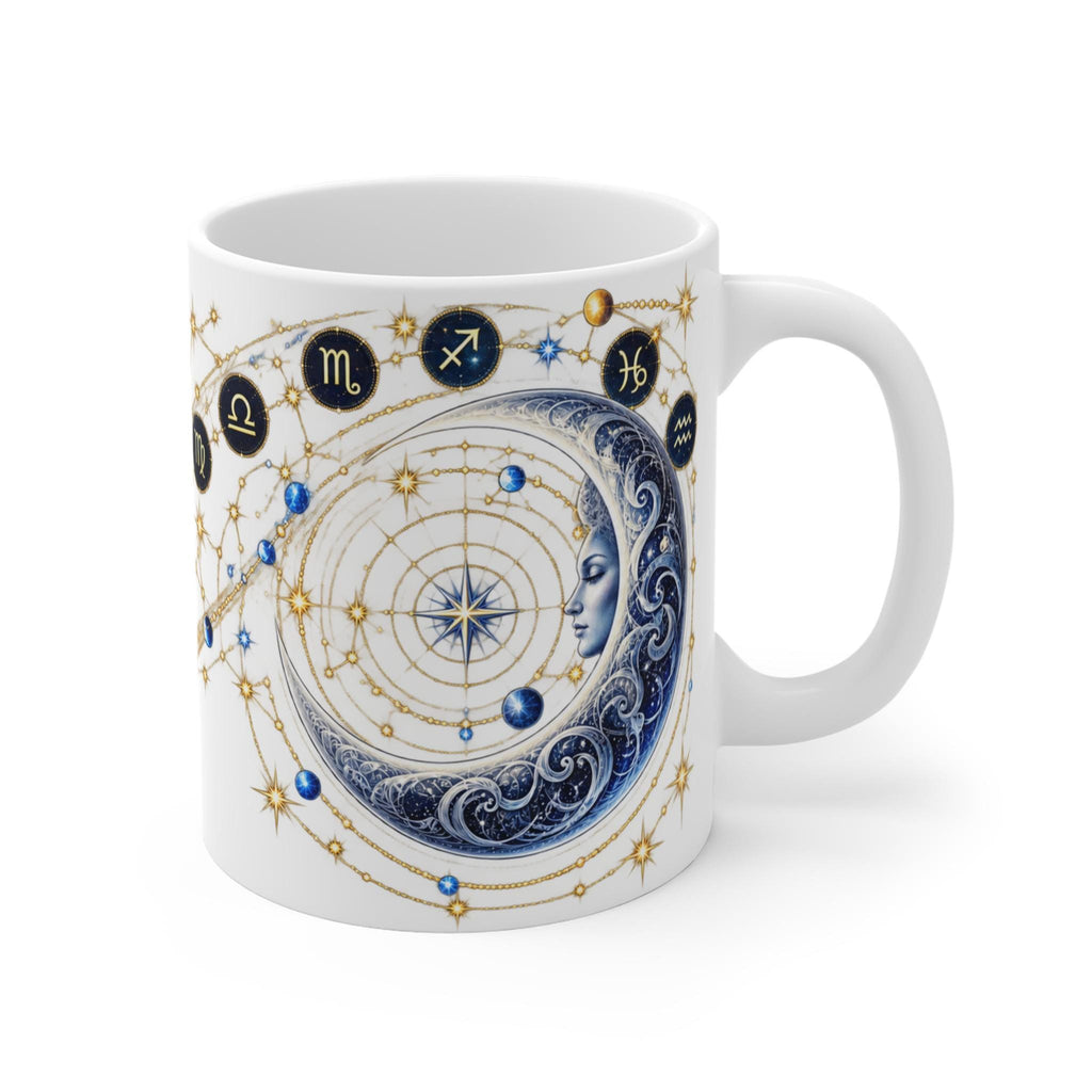 Zodiac Constellation and Sun Design Mug