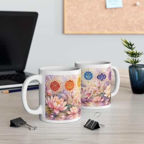 Chakra Lotus Flower Find Your Balance Within Mug