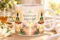 Chakra Yoga Lotus Mug | Rooted in Calm Rising in Light