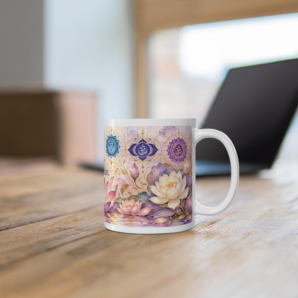 Chakra Lotus Flower Find Your Balance Within Mug